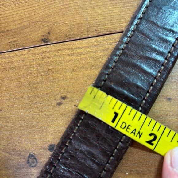 A Better Belt USA Mens 36 Brown Thick Sturdy Gun Belt Hand Made in Texas, USA - Picture 6 of 7